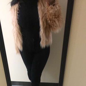 Pink Faux Fur Jacket